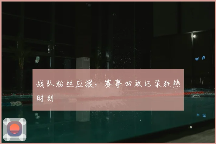 战队粉丝应援，赛事回放记录狂热时刻